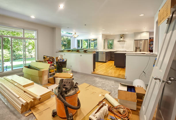 Professional Kitchen Flooring technician working in Media, PA
